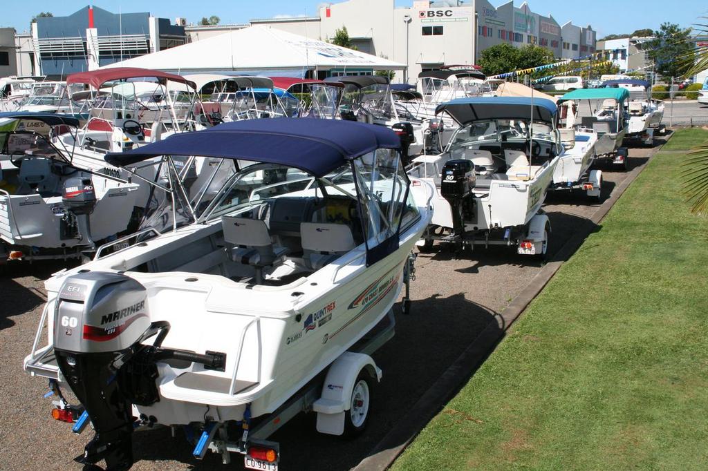 Boats big and small at JCM © SW